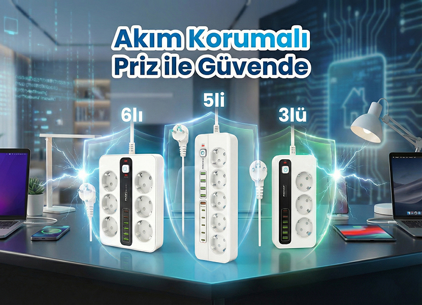 Akım Korumalı Priz
